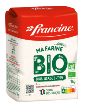 Farine de blé T55 BIO Francine NOUVEAU QR CODE !