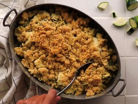 Crumble de courgettes